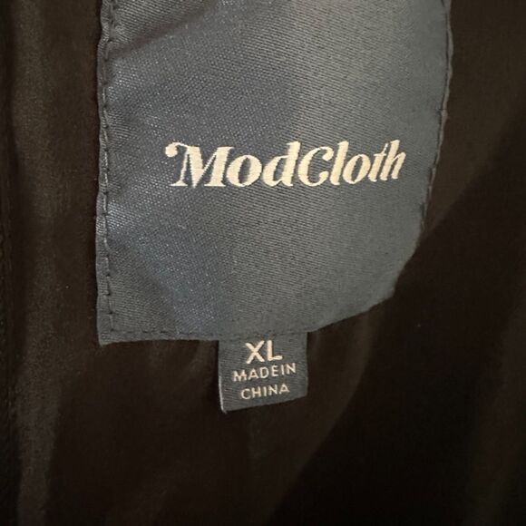 ModCloth Womens Delightful Sight A Line‎ Black Floral Lace Overlay Dress Size XL - Picture 9 of 13